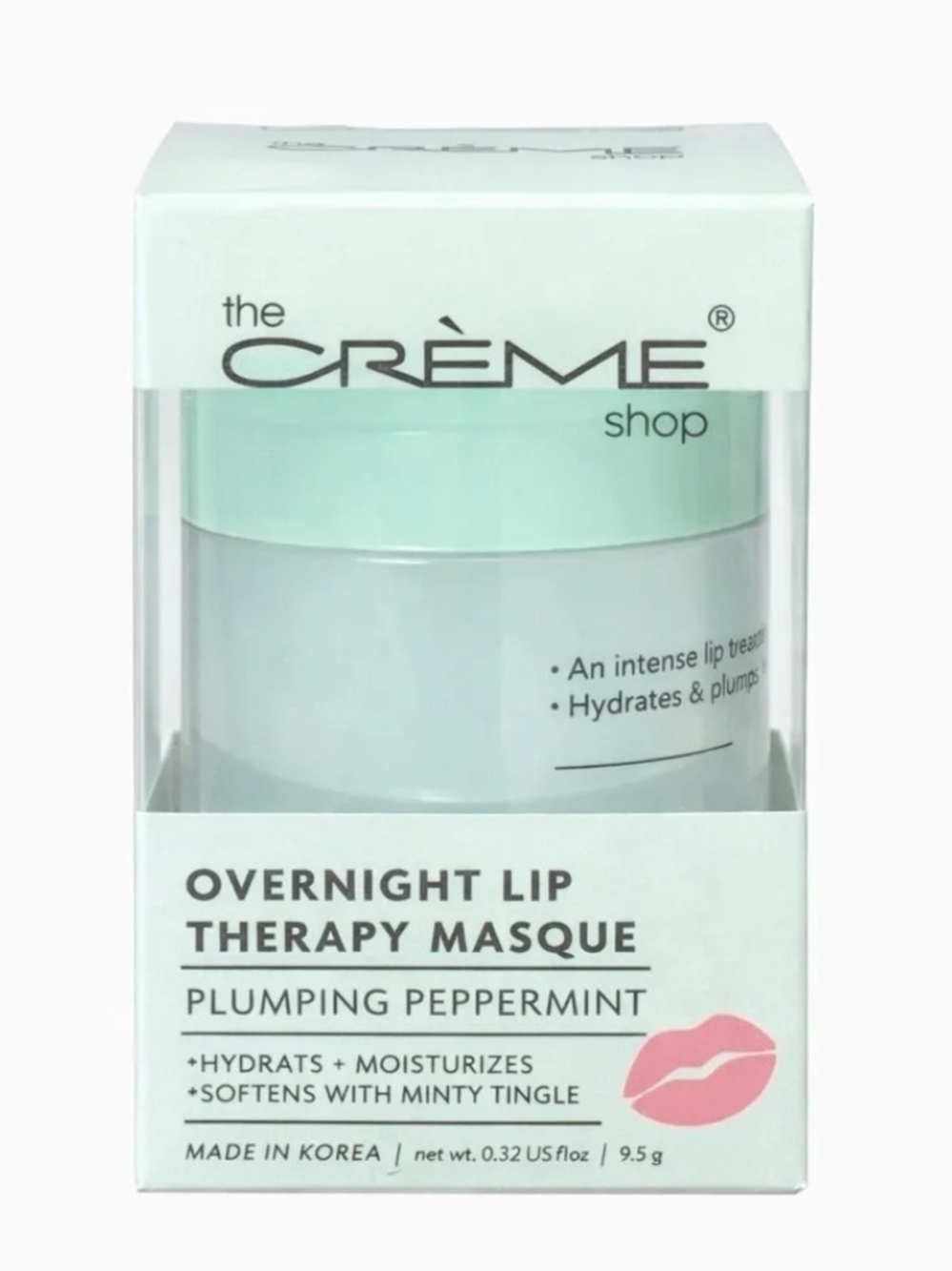 The Crème Shop Overnight Lip Therapy Masque - Plumping Peppermint (Mint)